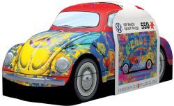 EUROGRAPHICS CASSE-TÊTE 550 PIÈCES - VW BEETLE SPLASH TIN - BOÎTE SILHOUETTE EN MÉTAL #8551-6026